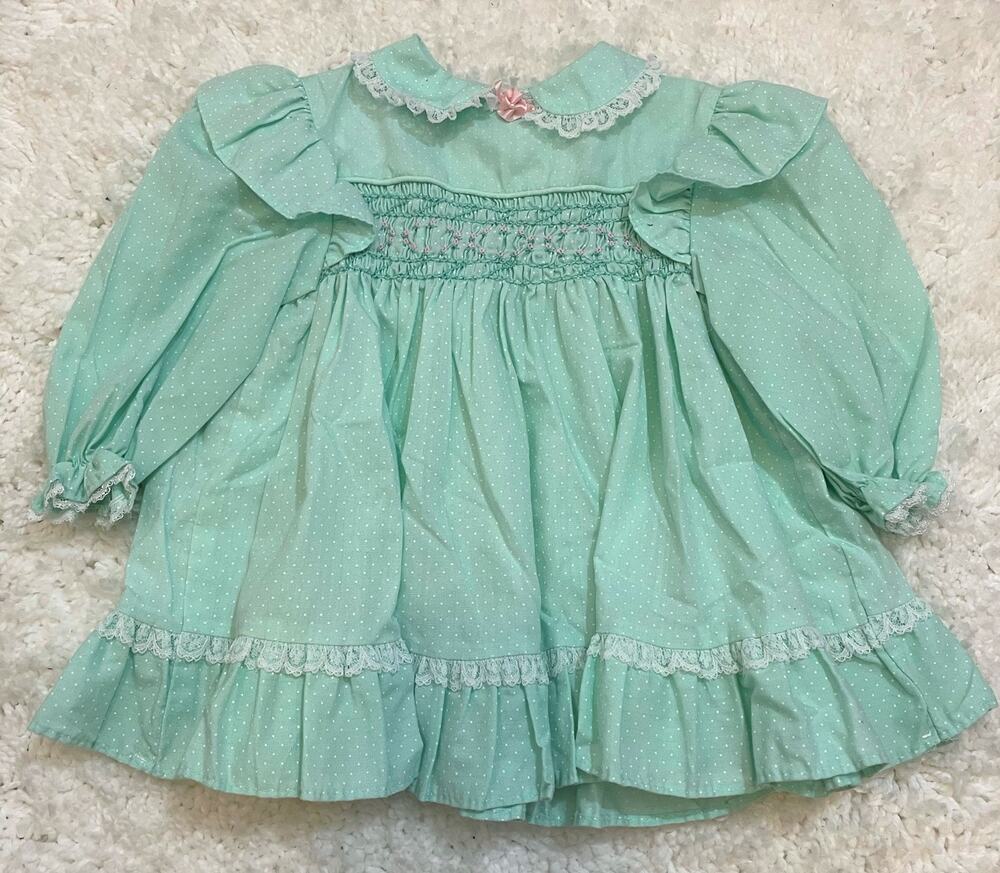 Vintage Polly Flinders vintage dress 12 mos EUC